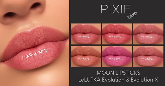 (DEMO) PIXIE - MOON LIPSTICKS (LELUTKA EVOLUTION & EVO X)