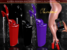 Clarise Latex Ultra High Platform Heels, 60 + colors, Kupra, Reborn, Maitreya, Legacy, Slink, Belleza
