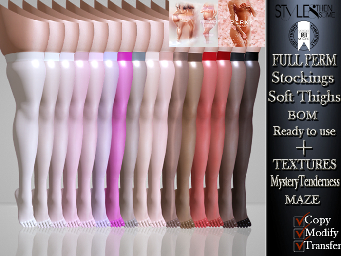 STYLES-Stockings for Soft Thighs MAZE- FULL PERM-v2- Legacy