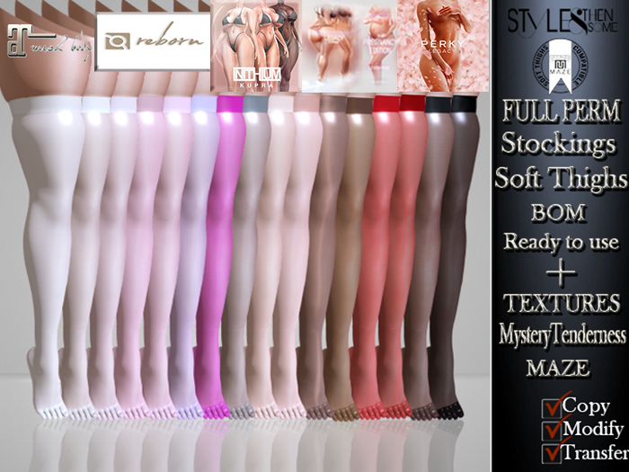 STYLES-Stockings for Soft Thighs MAZE- FULL PERM-v2-Mega Pac