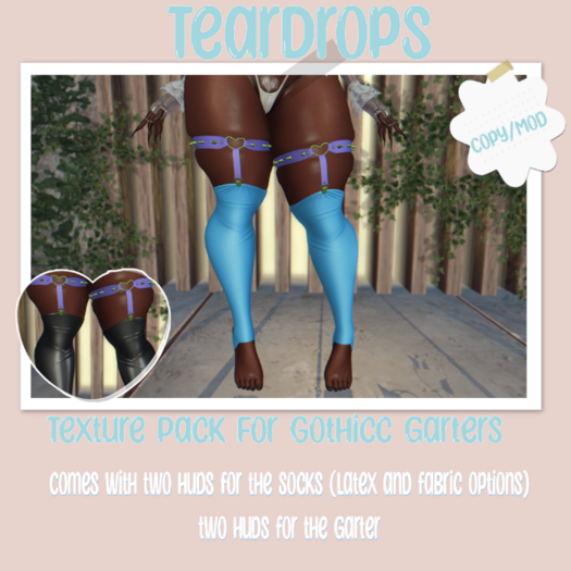 [TearDrops] Texture Pack For Gothicc Squish Garters