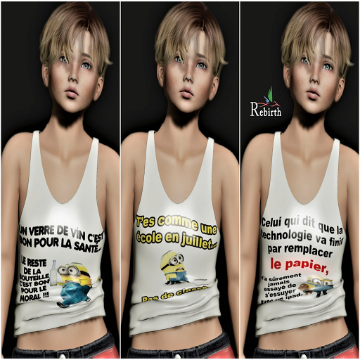 ~CA~ Marvin Top Rebirth Men Pack 4