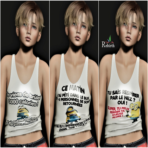 ~CA~ Marvin Top Rebirth Men Pack 3