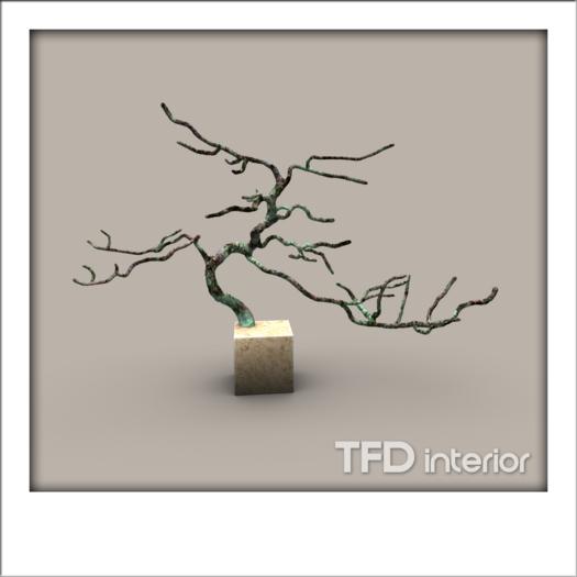 [TFD] interior - Bonsai  Sculpture  Dark