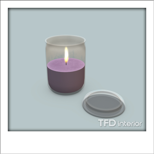 [TFD] interior - Candle in a Jar  (Lavender)