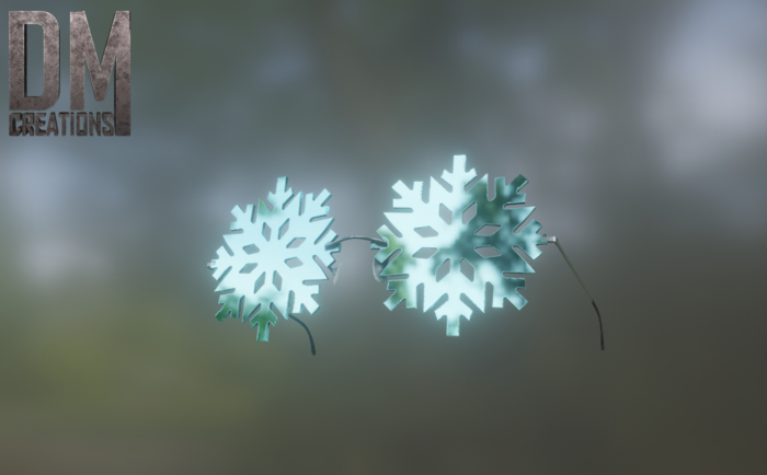 Snowflake Sunglasses Full Perm Mesh