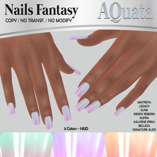 AQuata - Nails Fantasy - Pack