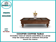 .:TT:.  COOPER COFFEE TABLE  ADD ME