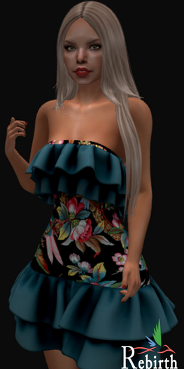 !!! Revna !!! 139 Rebirth Dress Black Tropic Normal Breast