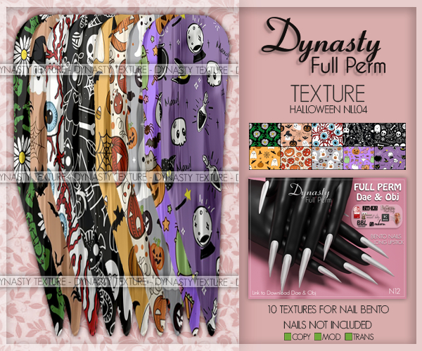 Dynasty - TEXTURE Nails HALLOWEEN - NLL04