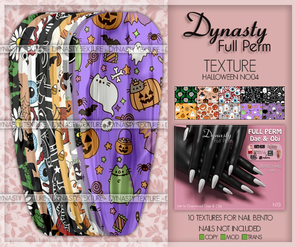 Dynasty - TEXTURE Nails HALLOWEEN - NO04