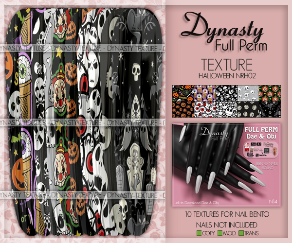 Dynasty - TEXTURE Nails HALLOWEEN - NR02