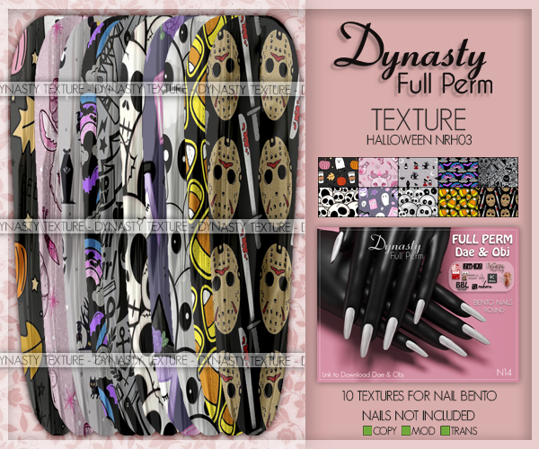Dynasty - TEXTURE Nails HALLOWEEN - NR03