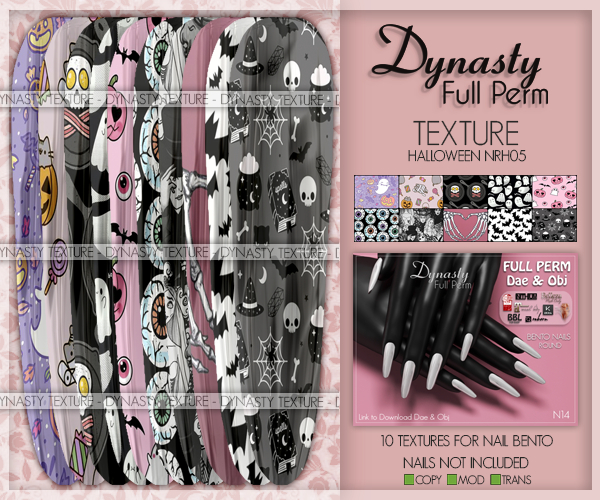 Dynasty - TEXTURE Nails HALLOWEEN - NR05