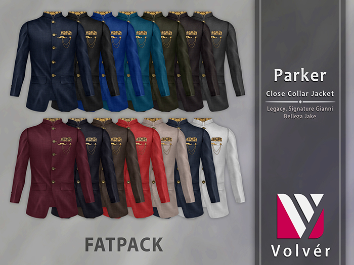 //Volver// Parker close collar Jacket - Fatpack