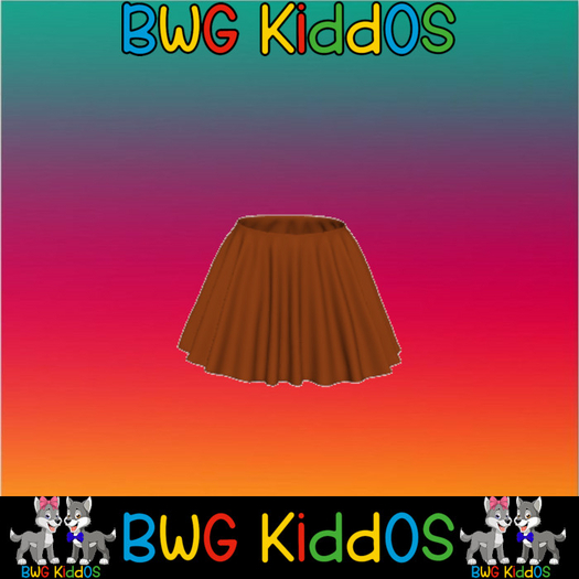 ~BWG~ orange (SKIRT) - Bebe Youth