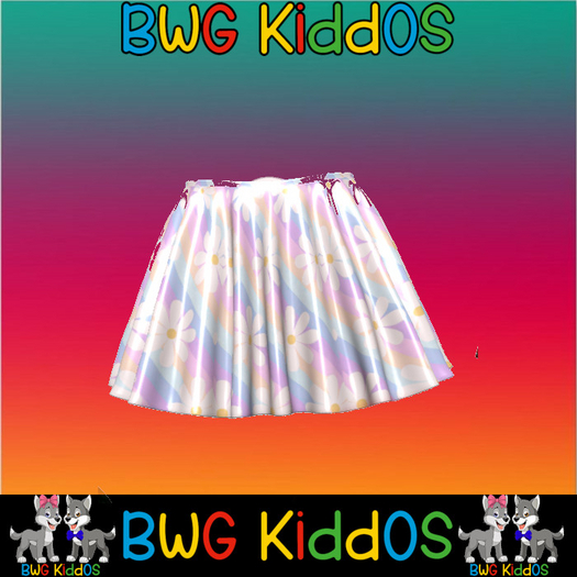 ~BWG~ pastel flower (SKIRT) - Bebe Youth