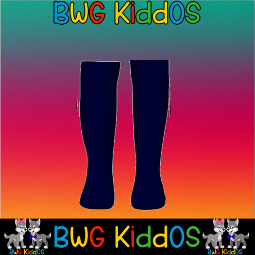 ~BWG~ NAVY (SOCKS) - Bebe Youth