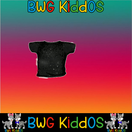 ~BWG~ BLACK sparkle (TOP) Bebe Youth