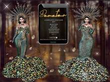 Demeter Goddess Of Autumn Costume Set,Halloween Costume,All INcluded
