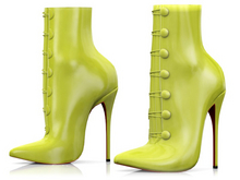 Garbaggio // Aisha Boots - Lime
