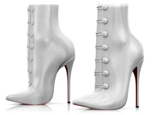 Garbaggio // Aisha Boots - White