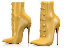 Garbaggio // Aisha Boots - Yellow