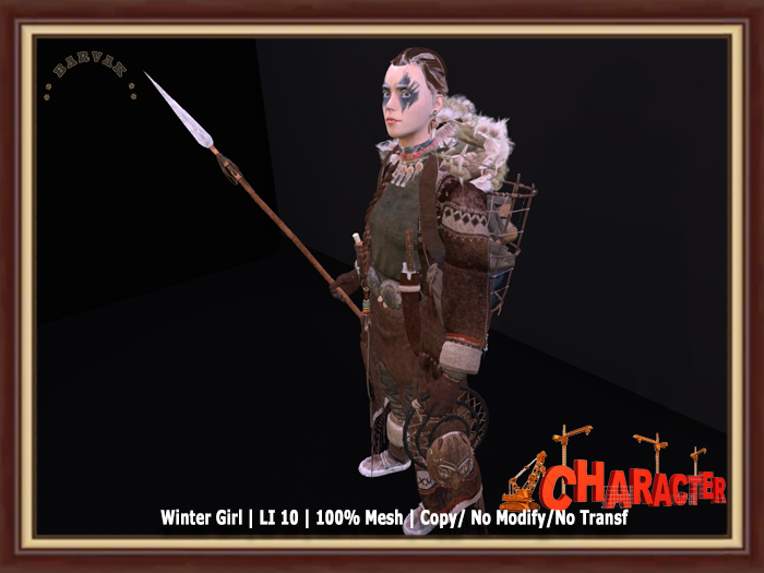 BARVAK - Winter Girl - Character - Decoration