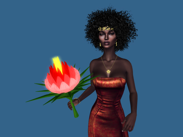 Magic Red flower (wear)