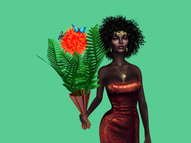 Fern flower bouquet (wear)
