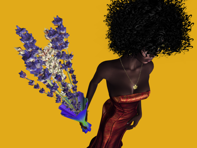 Lavender bouquet (wear)