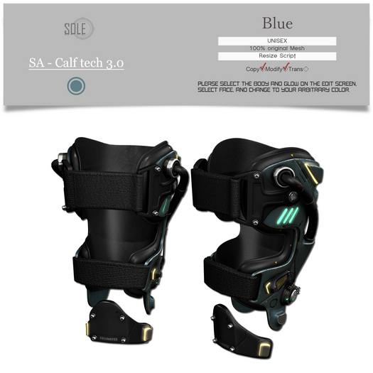 :::SOLE::: SA - Calf tech 3.0 (Blue)