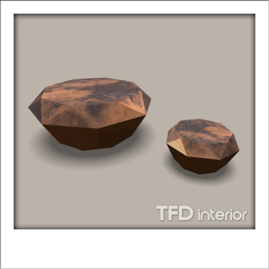 [TFD] interior - Copper Gem Table Set