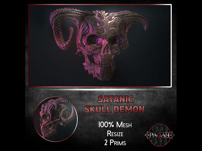 [Pagan]  Satanic skull Demon