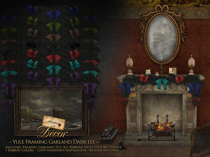~Libertine~ Yule Framing Garland, Dark Ed.