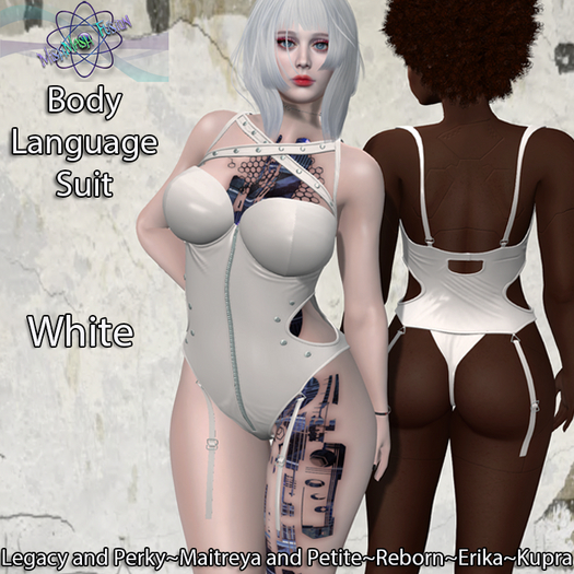 ~*MF*~ Body Language Suit - White (Add or Rez)