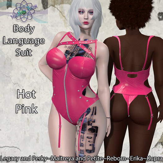 ~*MF*~ Body Language Suit - Hot Pink (Add or Rez)