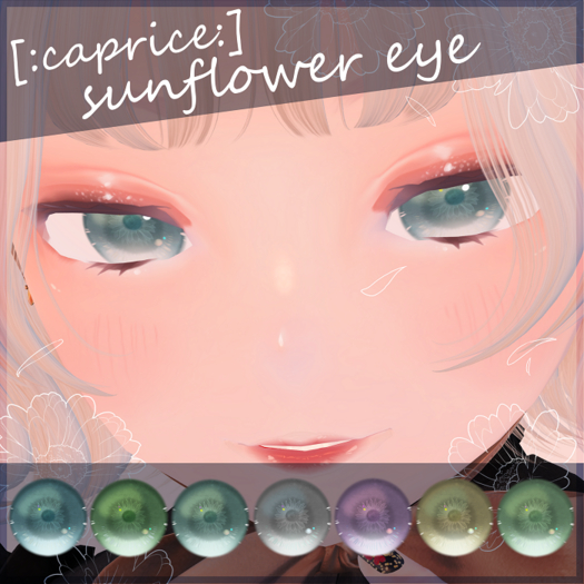 [:caprice:]sunflower eye (ASR applier)
