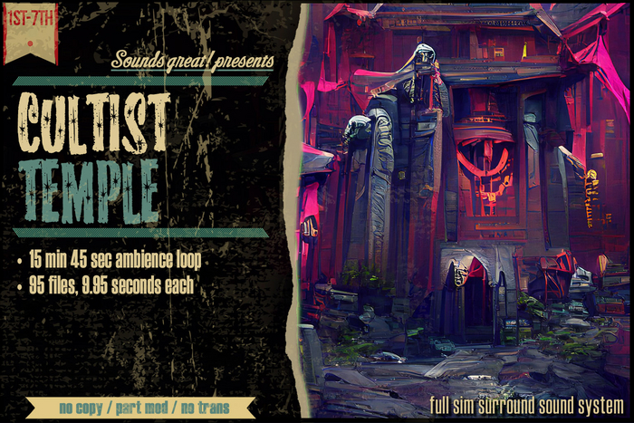Sounds Great! Ambient System - Cultist Temple