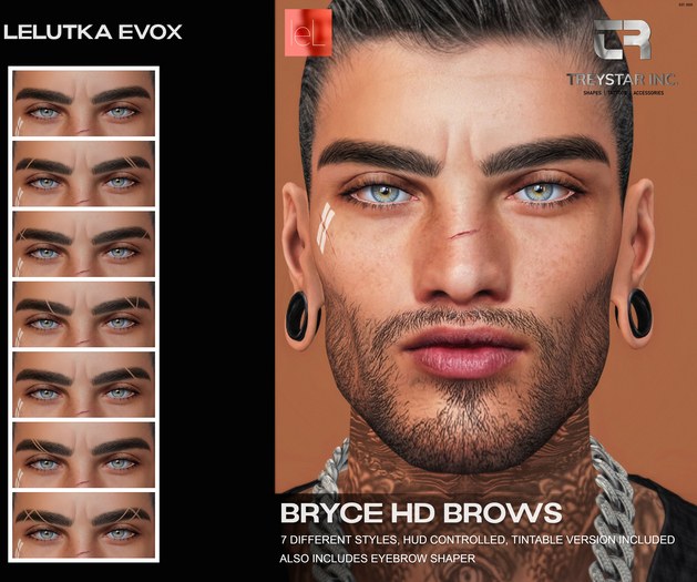 { Treystar Inc. } - Bryce HD Brows - Fatpack [ Lel EvoX ]