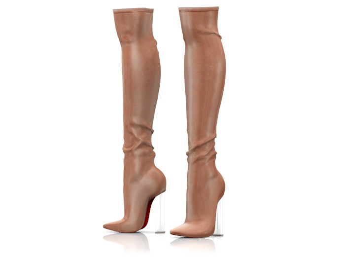 Garbaggio // Boa Boots - Nude