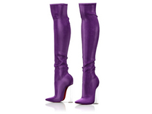 Garbaggio // Boa Boots - Purple