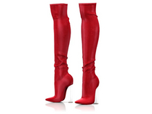 Garbaggio // Boa Boots - Red