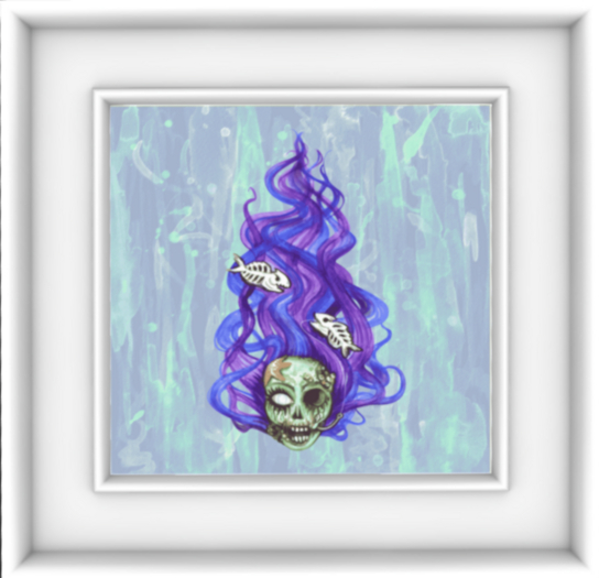 * Dead Mermaid - framed photo