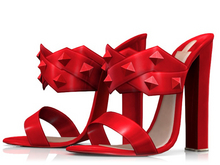 Garbaggio // Cheryl Sandals - Red
