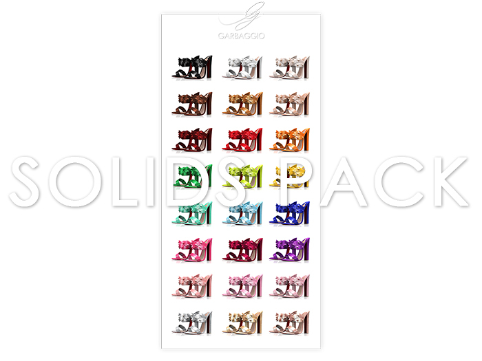 Garbaggio // Cheryl Sandals - Solids Pack