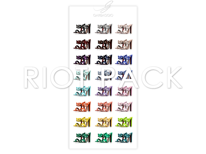 Garbaggio // Cheryl Sandals - Riot Pack