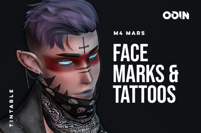 ODIN I M4 Face Marks and Tattoos
