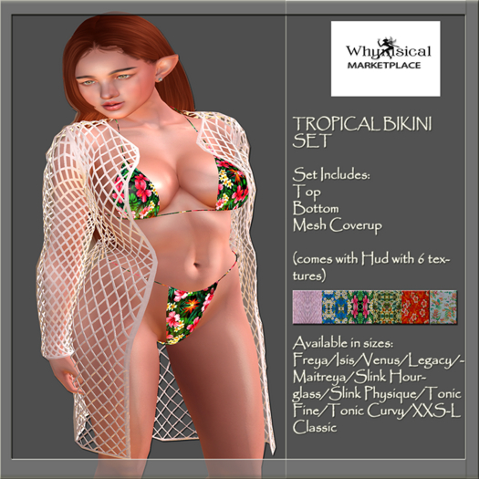 Tropical Bikini Set with Hud