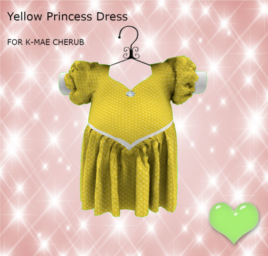 *HEB*Yellow Princess Dress